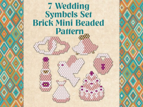 7 Wedding Symbols Set: Beaded Patterns for Meaningful Jewelry