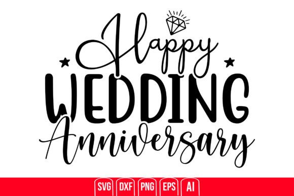 Celebrate Love with the Happy Wedding Anniversary Font