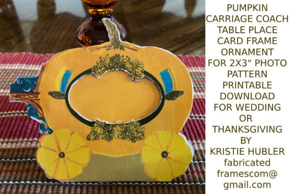 Charming Pumpkin Thanksgiving Wedding Table Frame