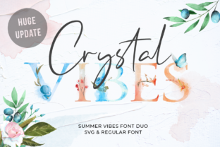 Crystal Vibes: Blending Botanical Charm with Handwritten Soul