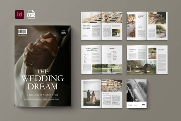 Designing Your Dream Wedding Magazine with Style