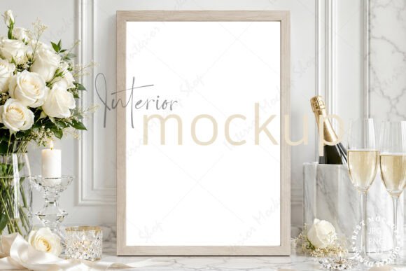 Elevate Your Designs with a Wedding Frame Mockup Interior