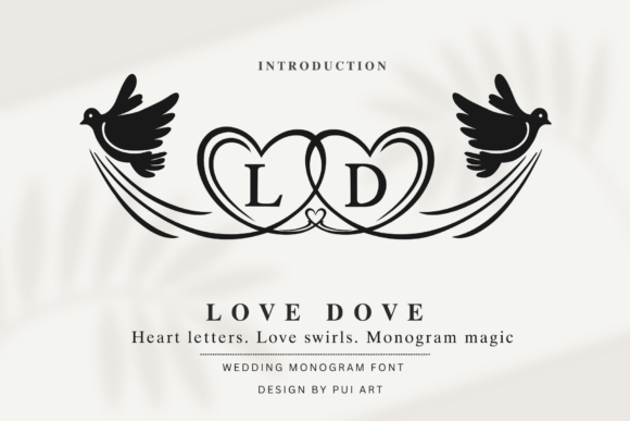 Love Dove Monogram: Adding Romance to Your Design Projects