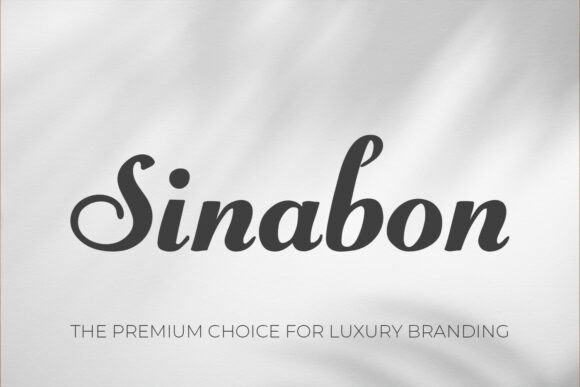 Sinabon: Infusing Luxury Into Every Letterform
