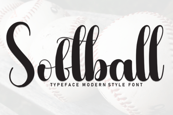 Softball Font: A Sweet, Handwritten Typeface for Friendly Designs