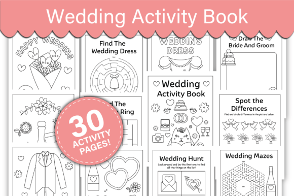 Wedding Activity Book for Kids: Keep Little Guests Happy