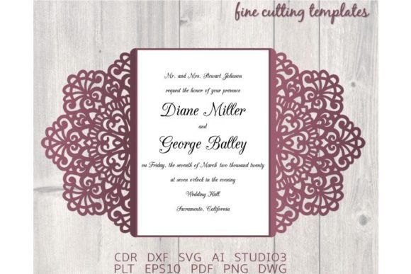 Wedding Invitation SVG Rustical Cricut: Effortless Elegance
